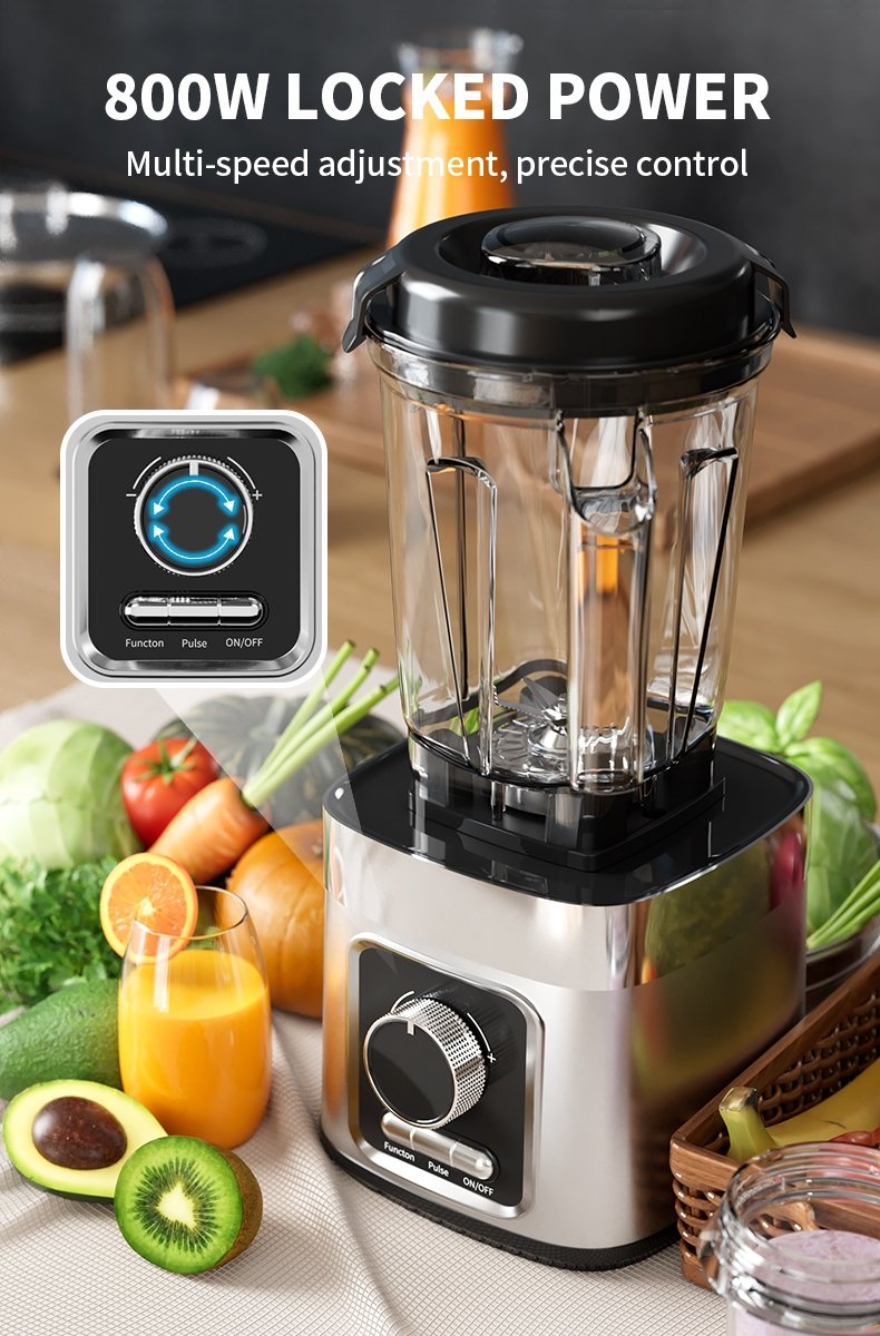 800W Powerful Kitchen Blender overview