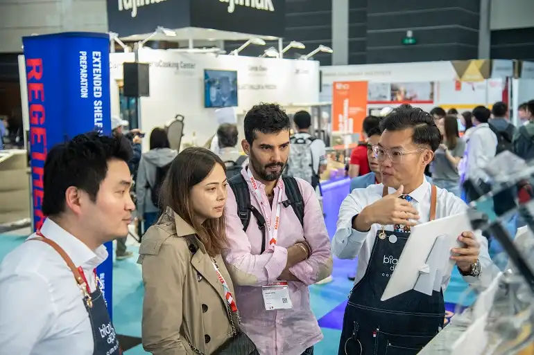 Client Meeting at Trade Show