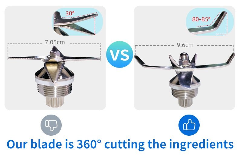 Hardened stainless steel blade technology