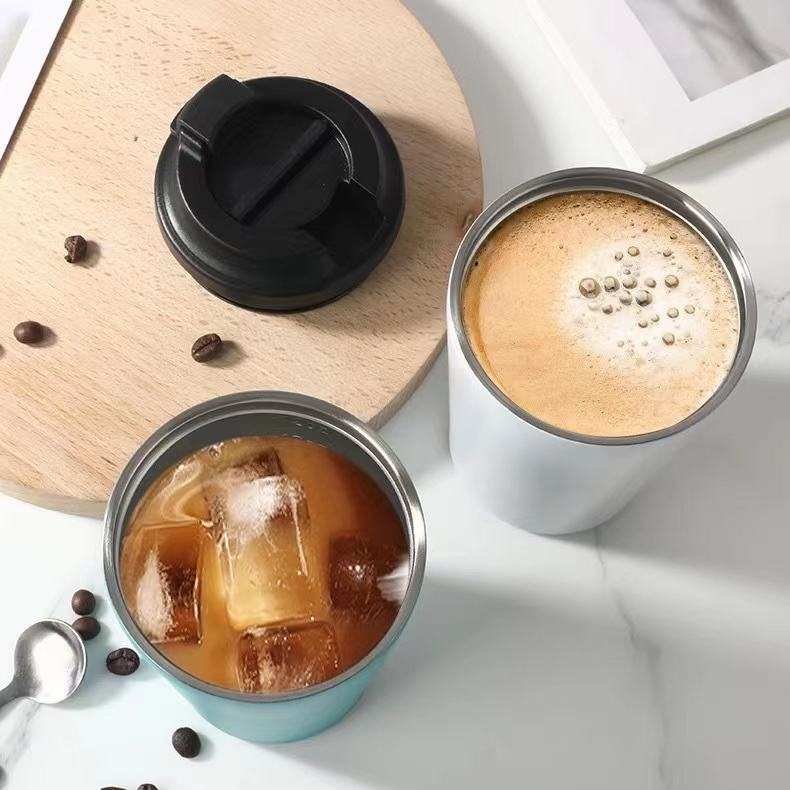 450ml stainless steel insulated coffee cup - 图片 3
