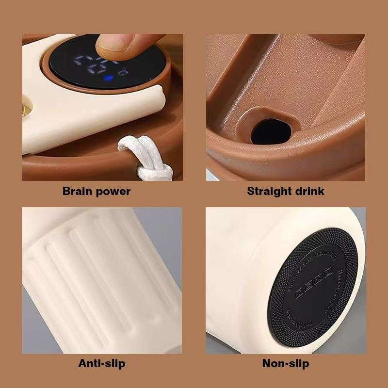 Double-wall vacuum insulation thermal cup design