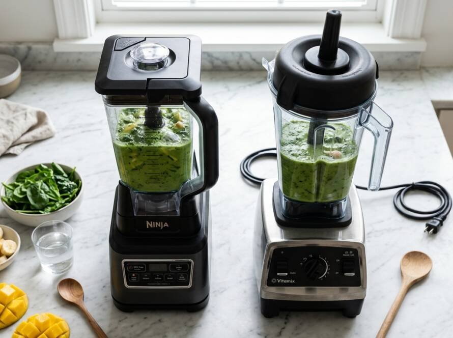 home blender vs commercial blender for daily use side by side comparison test