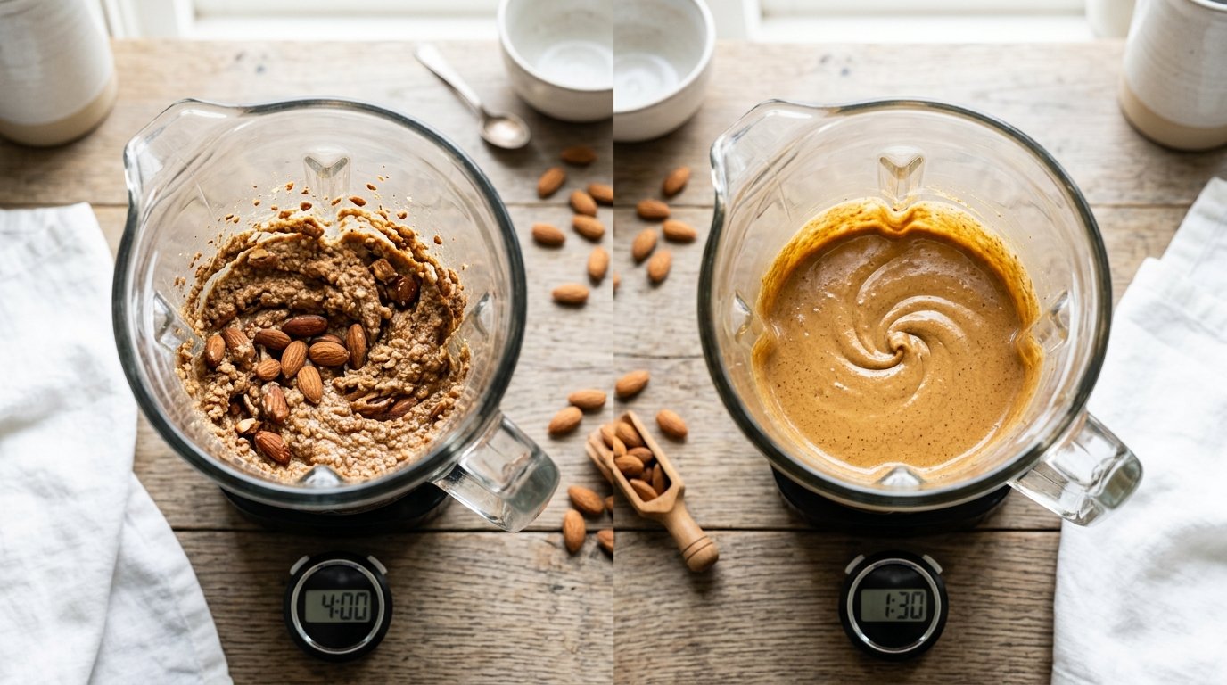 home blender vs commercial blender for daily use performance test on almond butter