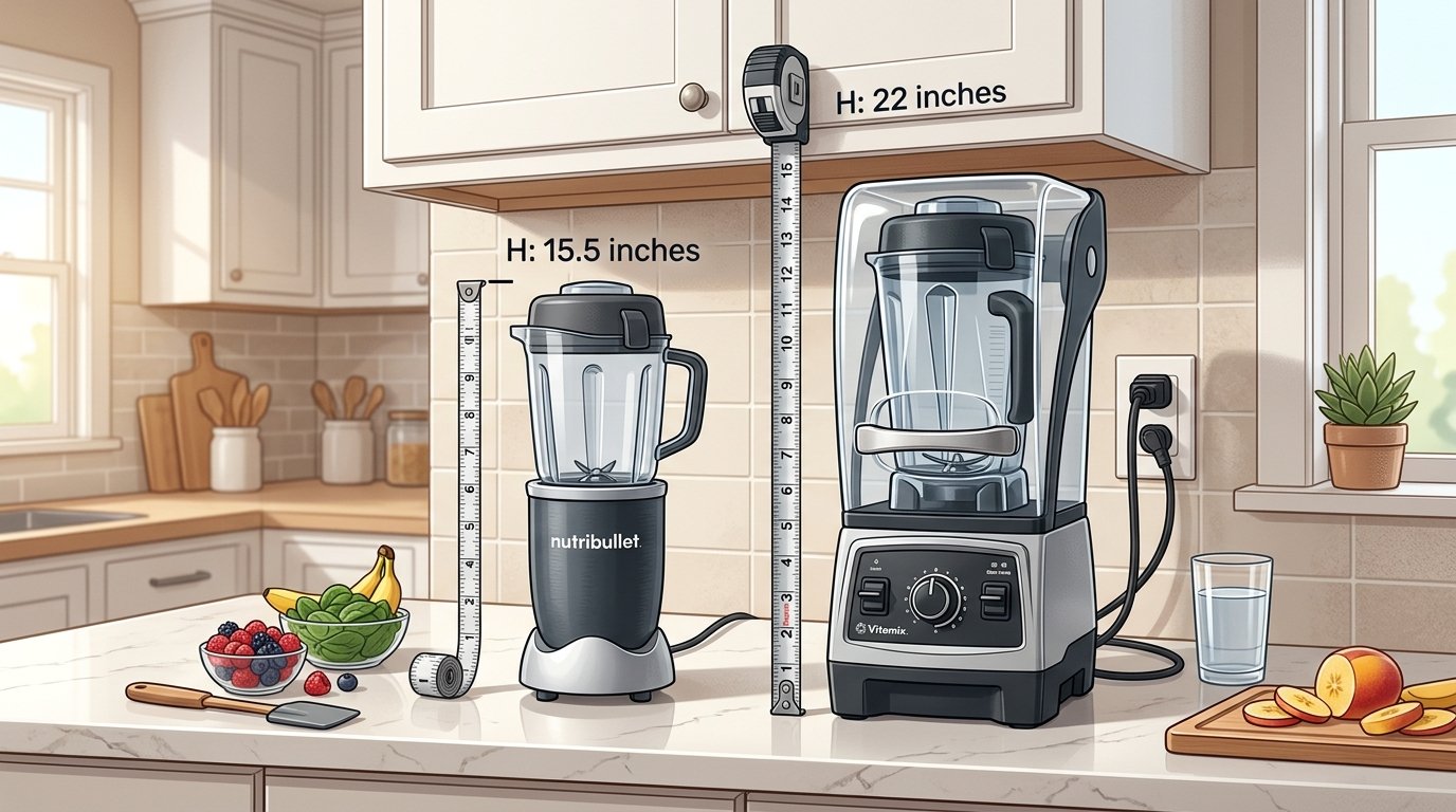 home blender vs commercial blender for daily use noise and footprint comparison