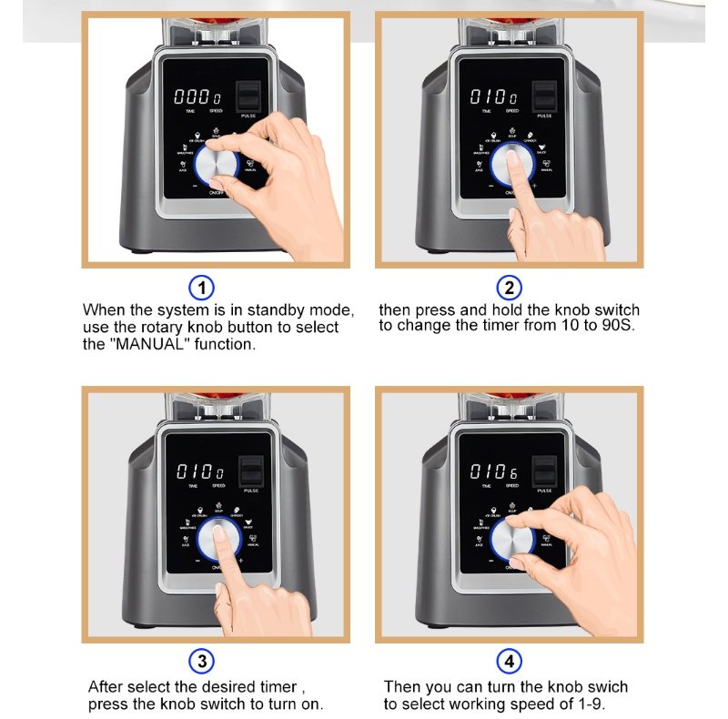 High speed blade assembly for commercial use