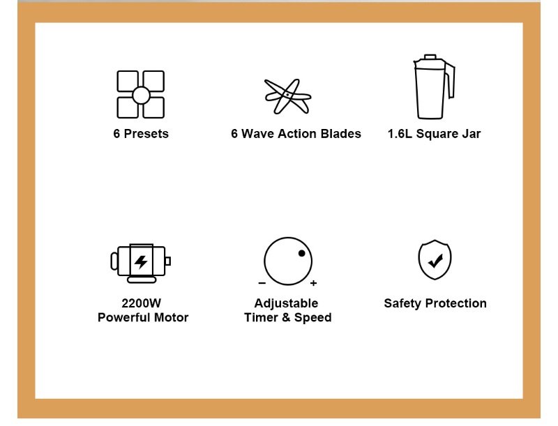 Shop blender high performance control panel