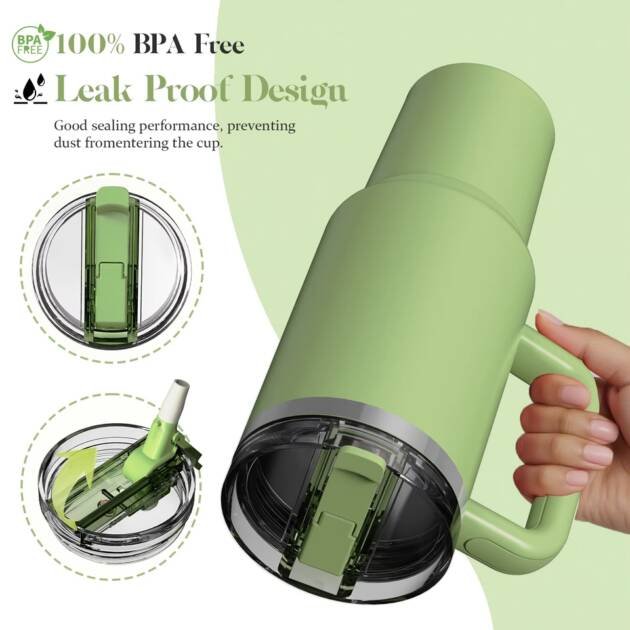 Stainless steel car travel thermos cup