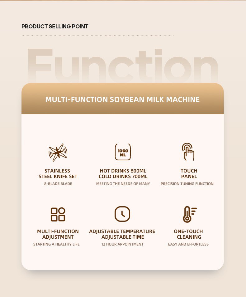 Stainless steel heating mixer premium packaging