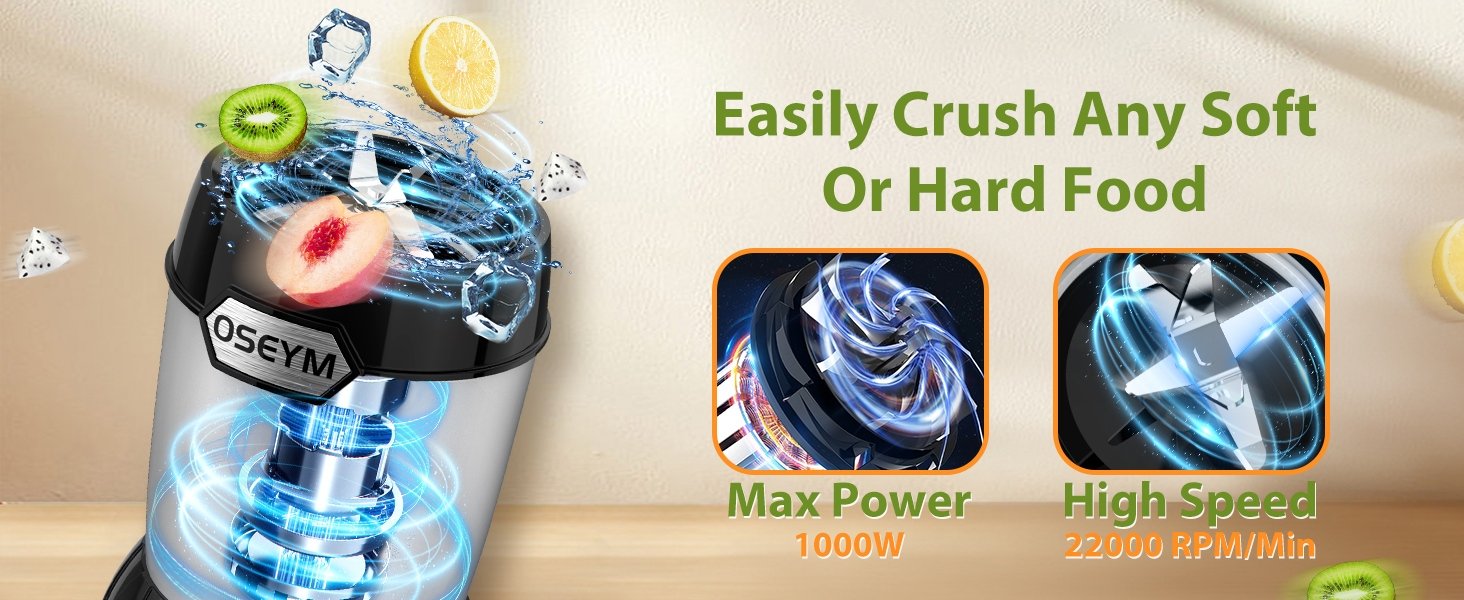 Portable electric motor and stainless blade assembly