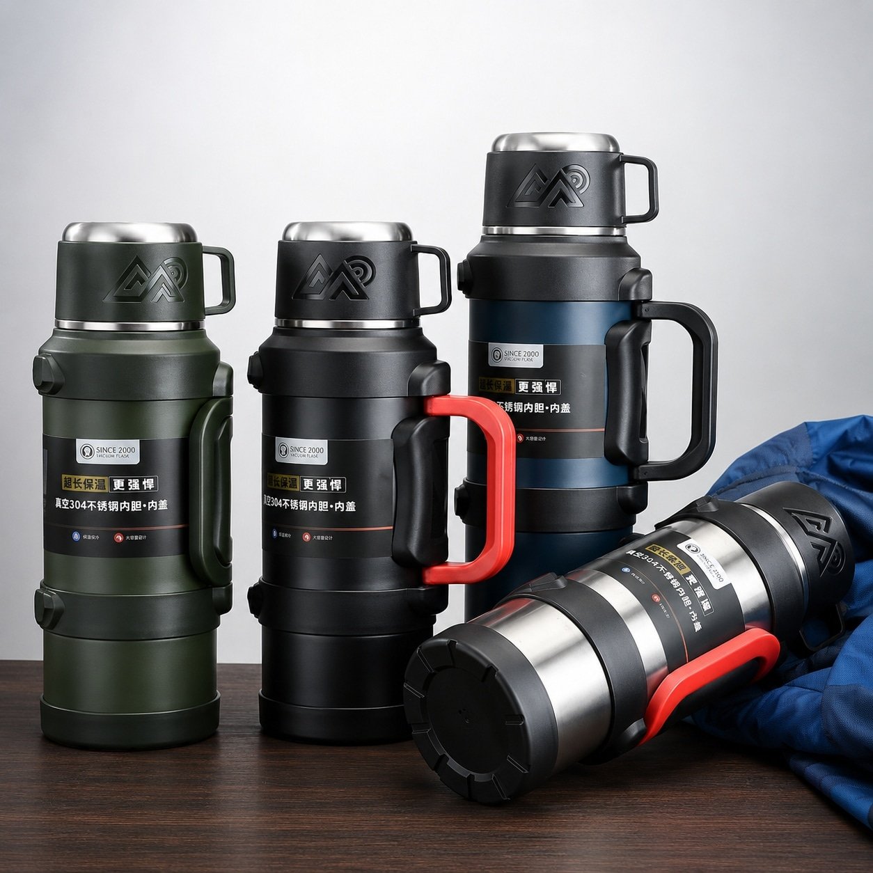 Large capacity outdoor camping insulated cup - 图片 2