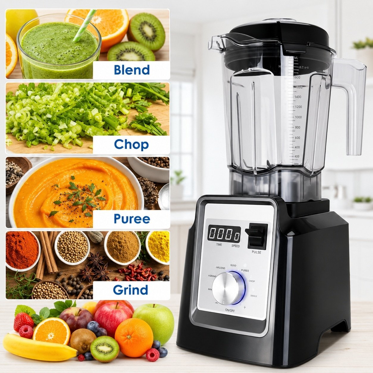 2500W Professional Power Blender - 图片 2