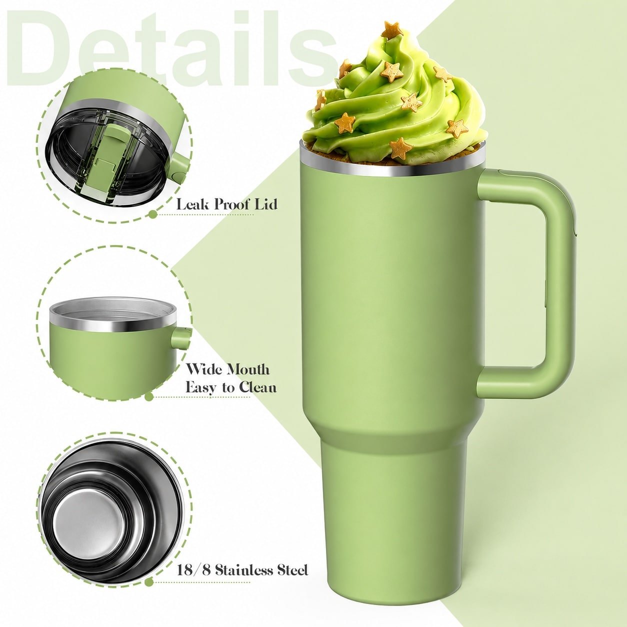 Stainless steel car travel thermos cup - 图片 2