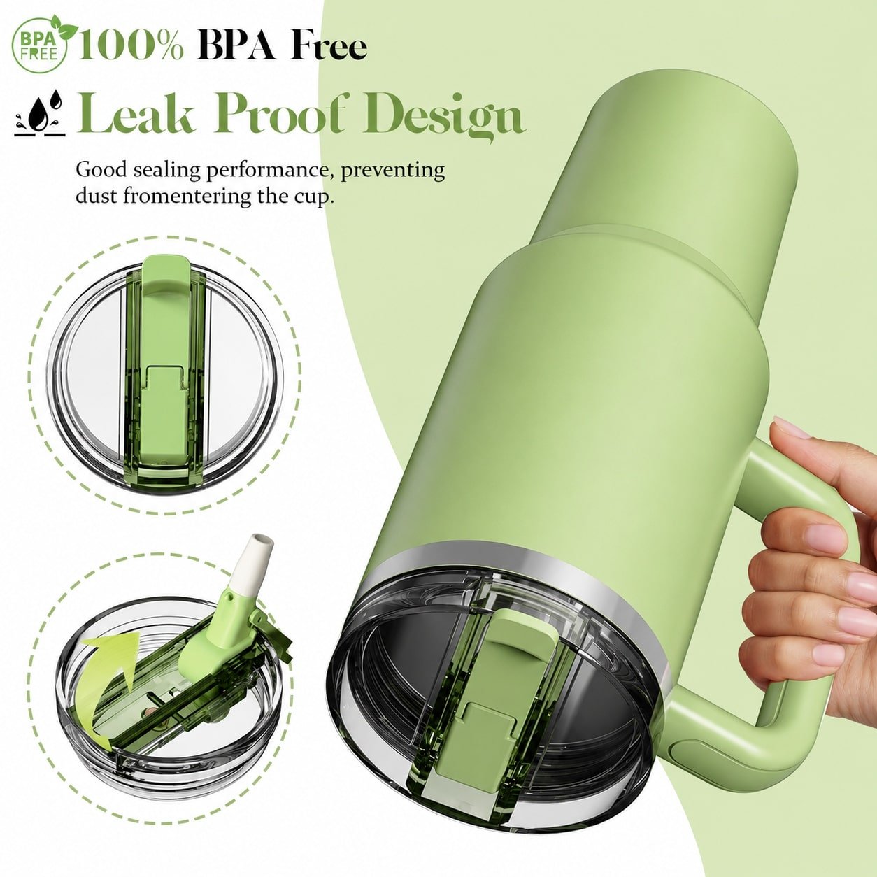 Stainless steel car travel thermos cup