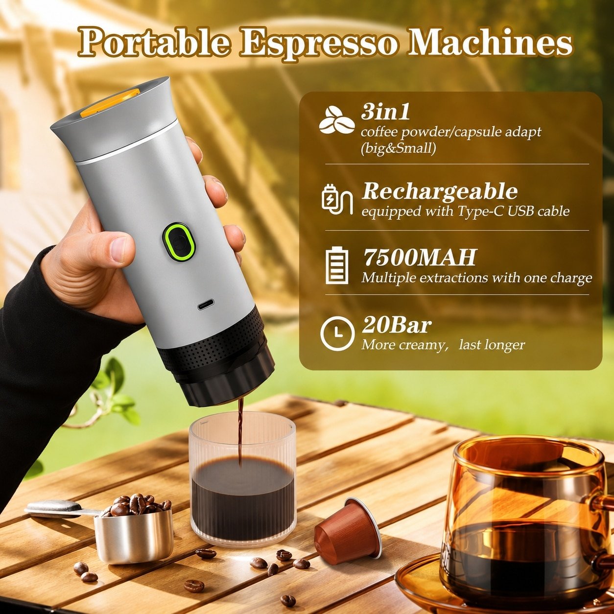 Self-Heating Portable Coffee Maker - 图片 2
