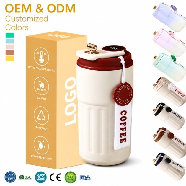 450ml stainless steel insulated coffee cup