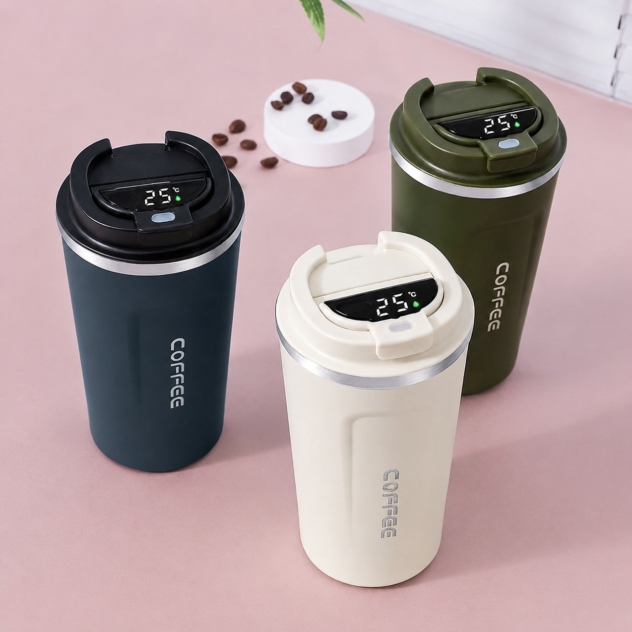 Factory customized coffee insulated cup