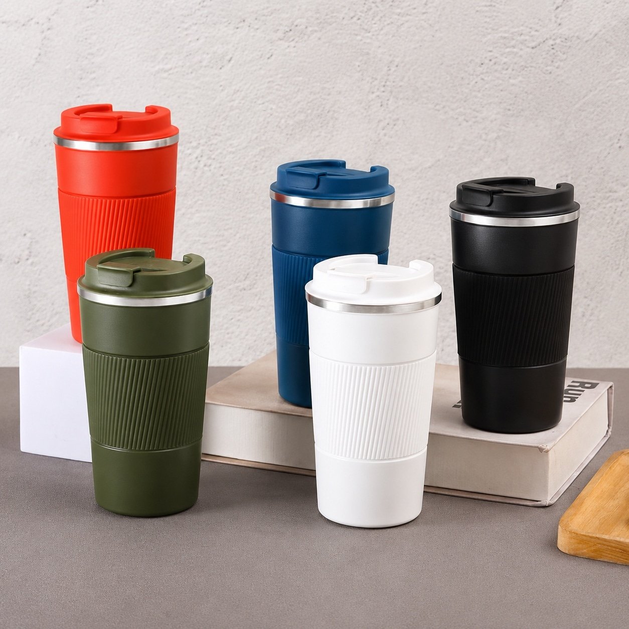 Factory customized coffee insulated cup - 图片 2