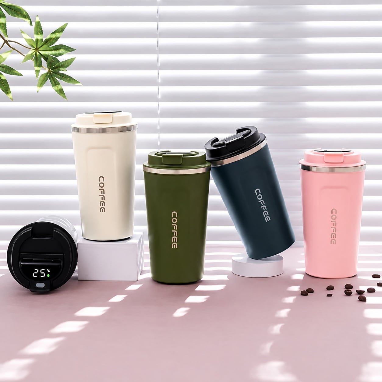 Factory customized coffee insulated cup - 图片 3