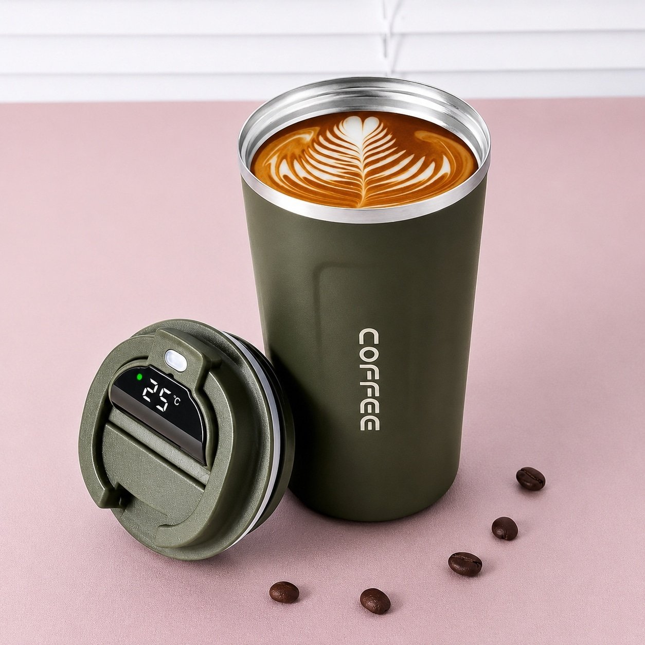 Factory customized coffee insulated cup - 图片 4