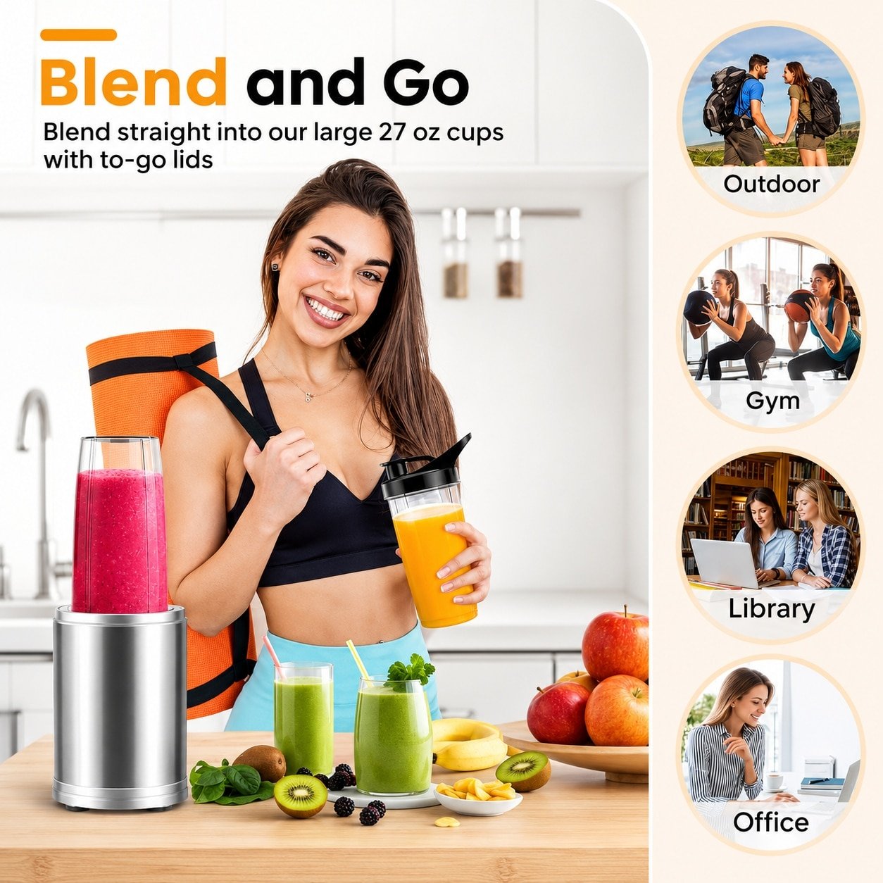 High power kitchen electronic juicer - Image 5