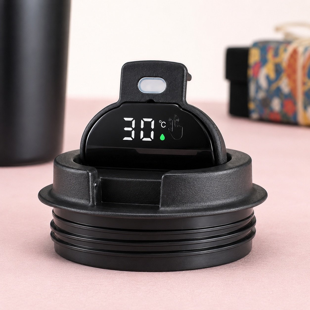 Temperature display coffee thermos cup - 图片 4